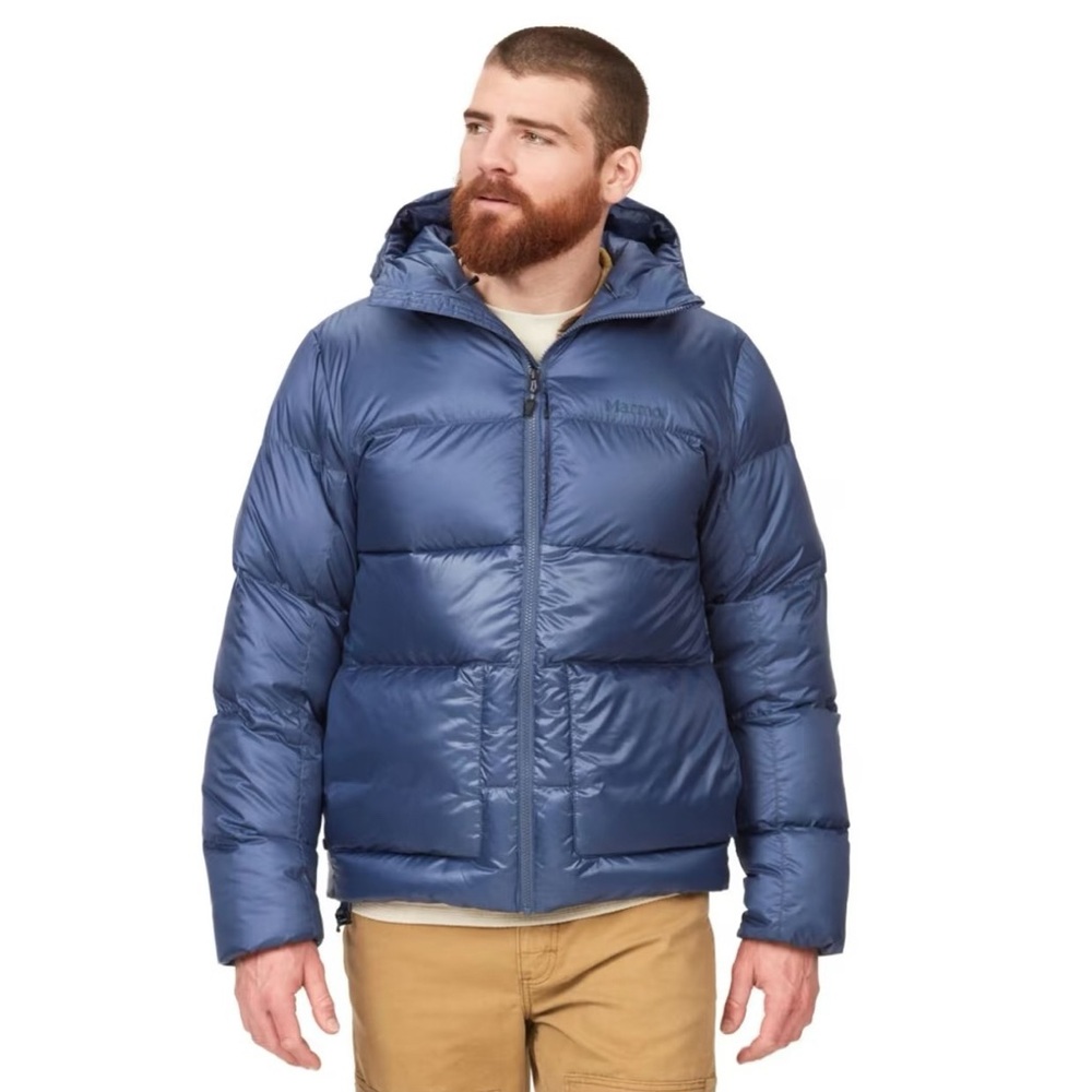 Marmot Men's Navy Puffer Jacket